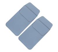 CONGARTENO 2 Piezas Protector para Bolígrafos PU Resistente y Portátil Funda Insertable para Bolsillo Auxiliar de Enfermería de Unidades Azul Humo