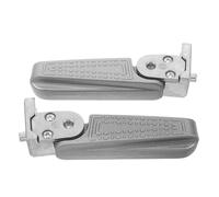 CONGARTENO 2 Piezas Reposapiés Plegables para Motocicleta Eléctrica, Par de Estriberas Delanteras de Aleación de Aluminio Antideslizantes para Scooter, Piezas de Repuesto para Vehículos