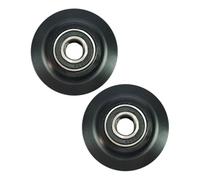 CONGARTENO 2 Piezas Ruedas para Puertas Correderas de Gran Carga Guía Silenciosa y Precisa para Armarios y Habitaciones Compatible con Rieles y Muebles Vintage Diseño Moderno y Versátil para