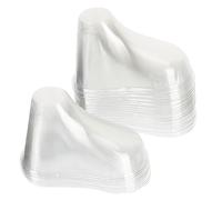 CONGARTENO 20 Piezas de Modelos de Pies de Ñiño de Pvc Transparentes Resistentes y No se Deforman para Exhibición de Zapatos y Calcetines en Tiendas o Familia