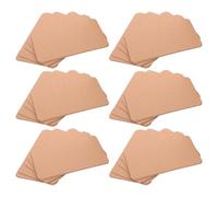 CONGARTENO 200 Piezas Tarjetas de Papel Kraft Pequeñas Tarjetas para Escritura Manual Etiquetas para Manualidades Uso Versátil Estudio Invitaciones y Mensajes Personalizados