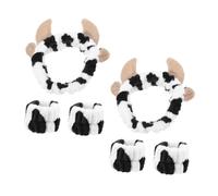 CONGARTENO 2juegos y Muñequeras De Spa Diseño De Accesorios Para Cuidado Lavado Facial y Maquillaje Para y Usar Casa