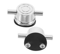 CONGARTENO 2piezas Oído de Percusión Metal Soporte para Caja y Tom Accesorios para Instrumentos Reemplazo de Soportes para Percusión Protector de Aro de Bombo Brazos de Montaje para Batería