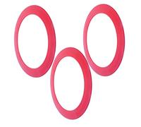 CONGARTENO 3 Piezas Anillos de Malabares Plásticos para Aire y Entrenamiento de Agilidad Aros Equilibrados para Actuaciones Circenses y Coordinación Manual