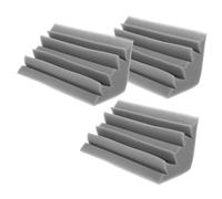 CONGARTENO 3 Piezas de Azulejos Acústicos Absorbentes Cuña Insonorizada para Reducción de Ecos y Graves en Estudios, Salas de Grabación y Home Theaters