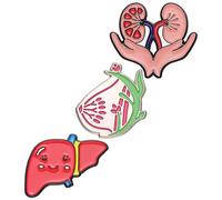 CONGARTENO 3piezas Pines Bonitos y Divertidos Broche Para Mochilas Chaqueta Broche Bonito