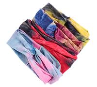 CONGARTENO 4 Piezas Diademas Bohemias Elásticas para Mujer Accesorios Vintage de Fitness y Deporte para Yoga y Ejercicio y Ocasión