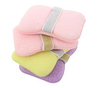 CONGARTENO 4 Piezas Exfoliating Body Scrubber With Honeycomb Bath Sponge Soap Bags For Men And Women Lightweight Travel Shower Loofah For Dead Skin Removal And Skin Smoothing