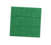 CONGARTENO 4 Piezas Tablero de Mensajes de Fieltro Autoadhesivo Decoración Mural Cuadrada Verde para Fotos Llaves y Joyas para Aula Dormitorio y Tienda