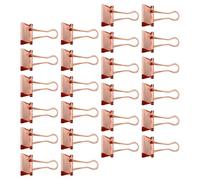 CONGARTENO 48 Piezas Clips Metálicos Mini Dorados para Organización de Documentos Sujetapapeles Decorativos para Oficina Hogar y Escuela de Pinzas de Metal para Facturas y Notas