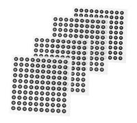 CONGARTENO 4hoja Puntos Marcadores De Escaneo para Printers Puntos Cada Marcadores De Referencia para Sistemas De Escaneo y Medición De Seguimiento para Cartografía