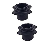 CONGARTENO 4piezas Base Antideslizante De para Micrófono Funda y Anillo Antideslizante Reemplazo Resistente Caídas para Ktv Negro