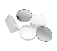 CONGARTENO 5 Lentes Ópticas Para Ciencias Equipo Para Aulas De Física Lentes Para Experimentos Ópticos Kit De Para Experimentos Ópticos De Física Transparentes