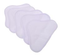 CONGARTENO 5 Piezas almohadillas de fregona reutilizables almohadillas para de piso piso del limpiador a vapor recambios para fregona White