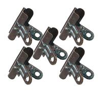 CONGARTENO 5 Piezas Clips Bulldog Retro de Hierro de Pinzas Vintage para Fotos y Documentos Sujetadores de Escritorio Resistentes para Oficina y Hogar