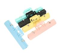 CONGARTENO 5 piezas Clips para Partituras Musicales Abs Duraderos con Bordes Suaves Soportes para Libros y Pentagramas