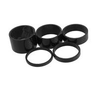 CONGARTENO 5 Piezas de Dirección Bicicleta de Fibra de Carbono Accesorios Profesionales Resistentes para Ajustar Altura Manillar Compatibles con Carretera y Montaña