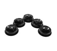 CONGARTENO 5 Piezas Terminales para Altavoces con Resorte Clips de Cable para Subwoofer Rojo y Negro Conectores de Pin Rápido para Caja de Altavoz y Sistema de Audio