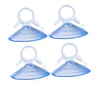 CONGARTENO 50 piezas Unidades Ventosa Tipo Dovetail Transparente PVC Soporte Cortina Coche Fuerte Succión para Parabrisas y Ventana