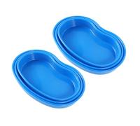 CONGARTENO 6 Piezas Bandeja Dispensadora Médica ABS 6 Piezas (Pequeña, Mediana y Grande) en Forma de Riñón, Organizador y Contador de Pastillas para Gestión y Clasificación de Medicamentos en