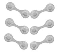 CONGARTENO 6 Piezas Clips Magnéticos Reflectantes para Mochila Accesorios Seguros para Ropa Arnés Perro y Diseño Portátil y Resistente para Actividades