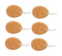 CONGARTENO 6 Piezas Esponjas de Baño Suaves y Exfoliantes con Estructura de Panal Body Scrubber para Ducha Diseño Resistente y Colgante Uso para Adultos