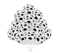 CONGARTENO 72 Globos de Látex Estampado de Vaca en y Negro, 12 Pulgadas, Pack de 72 Unidades, Decoración para Fiesta de Cumpleaños, Festival y Eventos Temáticos de Animales