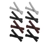 CONGARTENO 8 Pares Almohadillas para Orejas de Gafas Suaves de Algodón Antideslizante Fundas Aplicables para Patillas Cómodas y Fáciles de Instalar Protector para Uso Diario y Reemplazo