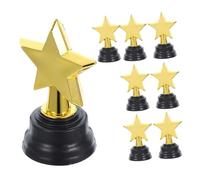 CONGARTENO 8 Piezas de Plástico Forma de Estrella Mini Premios para Recompensas Escolares y Fiestas de Graduación de Kindergarten para Eventos y Competencias Infantiles