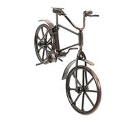 CONGARTENO Adorno De Bicicleta Vintage De Hierro, Escultura Metálica De Escritorio para Decoración De Oficina y Hogar, Obsequio para Cumpleaños y Celebraciones