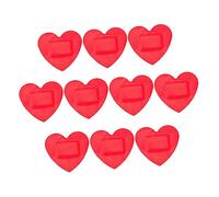 CONGARTENO Apósitos Adhesivos En Forma De Corazón 10 Unidades Vendajes Para Heridas Pequeñas Material Pe Transpirable Uso Diario Cuidado De Heridas Para Niños y Adultos