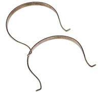 CONGARTENO Asas de Tetera de Metal Retro en Color Cobre Antiguo Juego de 2 Tamaño Grande y Pequeño Reemplazo Compacto para Mango de Hervidor Accesorios para Uso Doméstico en Cocina