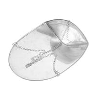 CONGARTENO Bandeja Colgante de Acero Inoxidable para Báscula con Cadena Plato de Pesaje Industrial Redondo Soporte Resistente para Grúa Uso Alimentos y Logística Compatible con Básculas