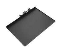 CONGARTENO Bandeja De Almacenamiento Metálica Negra Para Soporte De Micrófono y Tarjeta De Sonido, Tamaño Grande 23x16.5 Cm, Ajuste De Ángulo y Fijación Segura Para Estudio y Conferencias