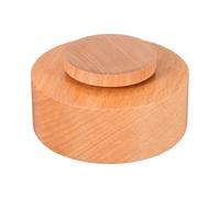 CONGARTENO Base Giratoria Redonda para Caja de Música Soporte de Exhibición de Madera con Rotación Suave Kit DIY para Proyectos Artesanales y Decoración del Hogar