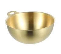 CONGARTENO Bol Inoxidable con Asa Tazón Mezclador para Ensaladas Cocina y Horneado Bowl Multifuncional para Uso Diario de Frutas Fideos y Huevos Tazón Resistente y Duradero para Servir y