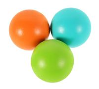 CONGARTENO Bolas de Croquet 3 Piezas 7 CM Madera de Pino de Nueva Zelanda Colores Azul Claro Verde Brillante y Naranja para Juego al Aire Libre Accesorio Estándar para Ocio y Deporte