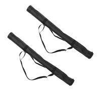 CONGARTENO Bolsa para Bate de Béisbol 2 Piezas Mochila Deportiva de Cuero Sintético y Tela Oxford Tamaño 81X6X6 CM Almacenamiento Seguro y Correas Ajustables Adecuado para Transportar