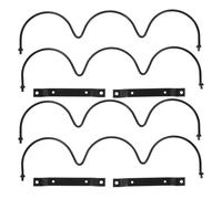 CONGARTENO Botellero Metálico Apilable para 6 Botellas Organizador Independiente de Vino para Encimera Diseño Compacto y Modular para Cocina y Barra Almacenamiento Funcional de Hierro