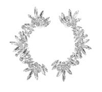 CONGARTENO Brazalete de Gemas de Imitacion Puño de Oreja Pendientes de Puño para Mujer sin Perforacion Joyeria de Ojo de Estilo para Fiestas y Uso Diario