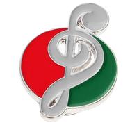 CONGARTENO Broche De Nota Musical De Aleación Pin Creativo Diseño De Instrumento Musical Insignia Para Ropa Mochilas y Accesorios Original Para Amantes Música