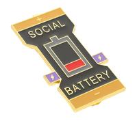 CONGARTENO Broche Pin de Social de Psicología Pin de Decoración para Vestidos y Ocasiones Especiales