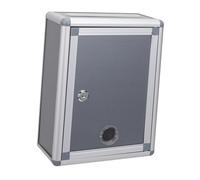 CONGARTENO Buzón Pequeño de con Cerradura Resistente Caja de Colgante para Oficina y Negocio Buzón Decorativo Seguro para Correspondencia y Donaciones