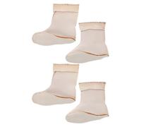 CONGARTENO Calcetines para Botas de Lluvia Mujer, Forros Cálidos de Vellón Extraíbles, Talla M 39, 20 Cm de Alto, 2 Pares, Ideales para Ciclismo y Senderismo en Clima Frío y Húmedo