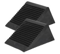 CONGARTENO Calzos para Ruedas de Coche de Goma Negros 2 Piezas
