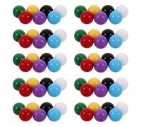 CONGARTENO Canicas de Plástico Sólidas de 10 MM 70 Piezas Multicolor para Juegos Educativos de Matemáticas Bolas Infantiles Seguras y Resistentes para Contar y Probabilidad Aula y Hogar