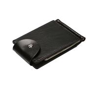 CONGARTENO Cartera De Hombre Creativa y Práctica Tecnología Anti-RFID, Piel Auténtica, Tamaño Pequeño, Monedero Multifuncional para Negocios y Uso Diario