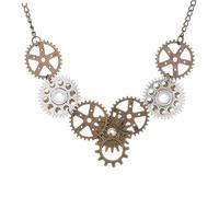 CONGARTENO Collar Creativo de Vapor Punk para Mujeres Accesorio Elegante con Colgante de Retro Joyería para Ocasiones Especiales