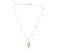 CONGARTENO Collar De Concha De Caracol Borde Dorado Collar De Playa Para Mujer y Niñas Accesorio Ligero y Delicado Para Fiestas y Playa