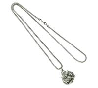 CONGARTENO Collar de Tigre Colgante Urna de Acero Inoxidable, Collar de Recuerdo para Mujer, Joyería Conmemorativa para Cenizas, Accesorio Abierto, Uso Diario y Memoria